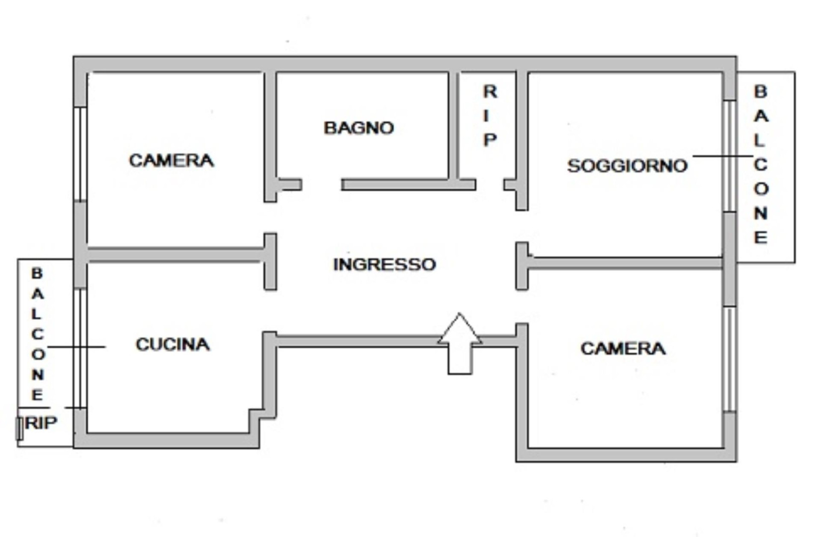 AMPIO APPARTAMENTO IN CENTRO